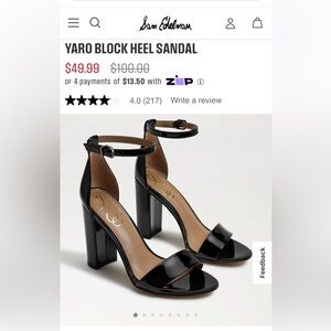 NEW Sam Edelman Yaro Block Heel - 6.5